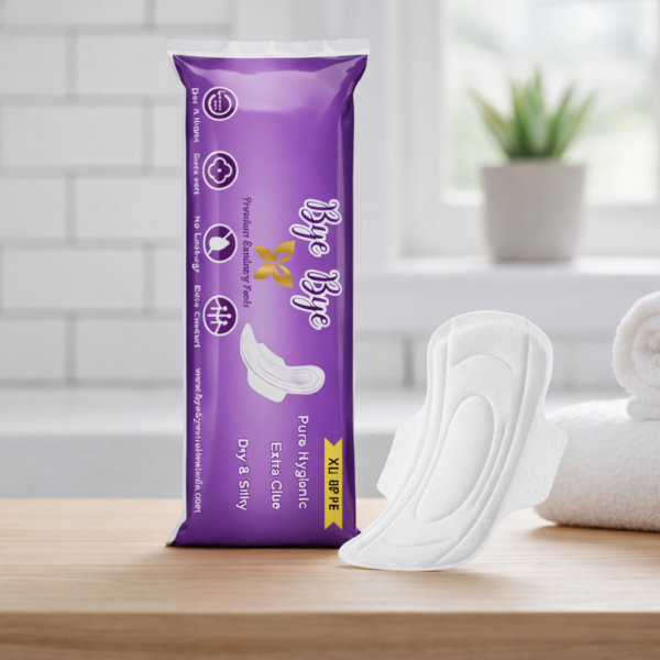 Bye Bye Premium Sanitary Pads with Wings